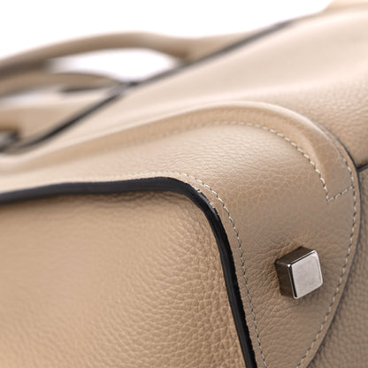 Celine Drummed Calfskin Mini Luggage Dune 10 of 15