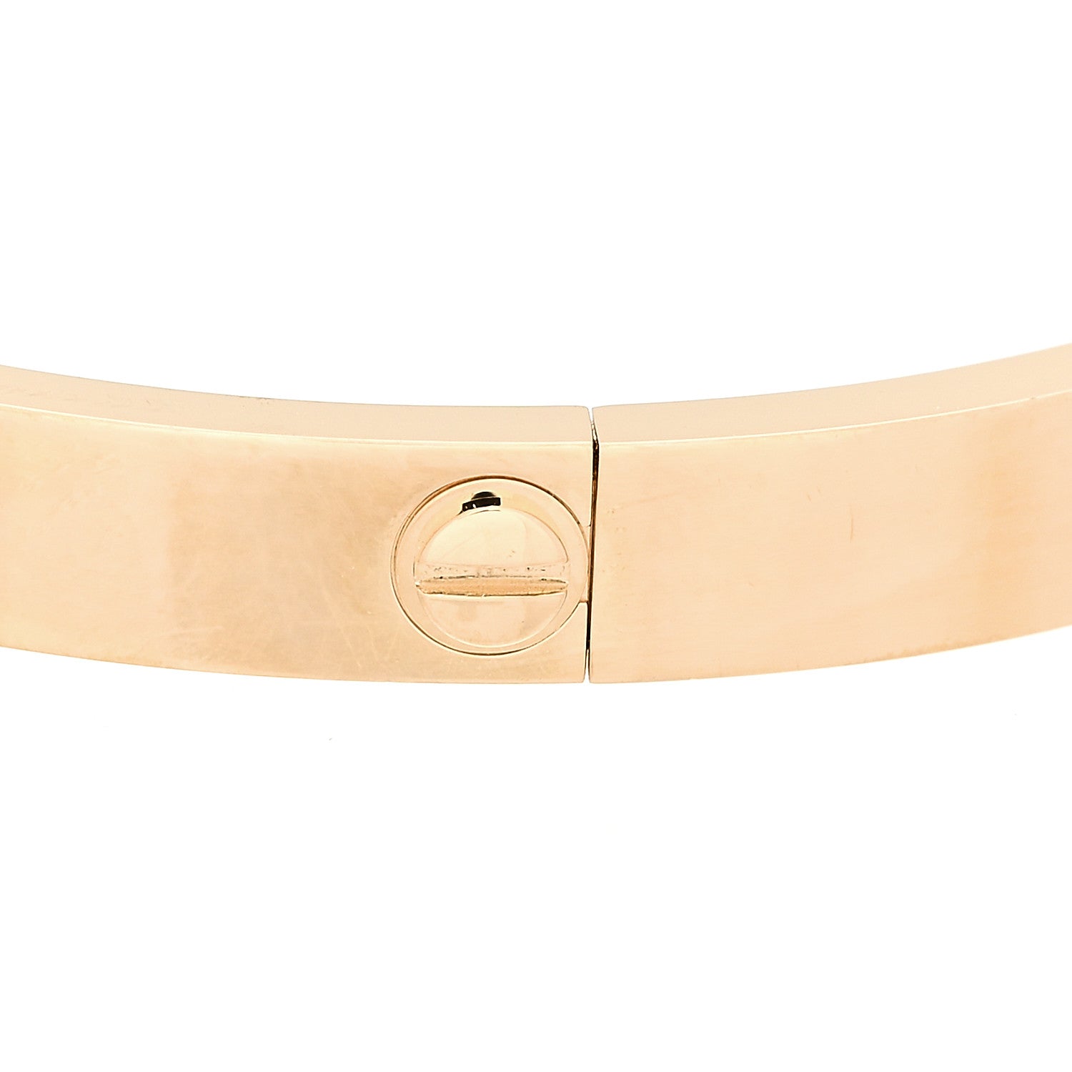 Cartier 18K Yellow Gold Medium LOVE Bracelet 17 7 of 10