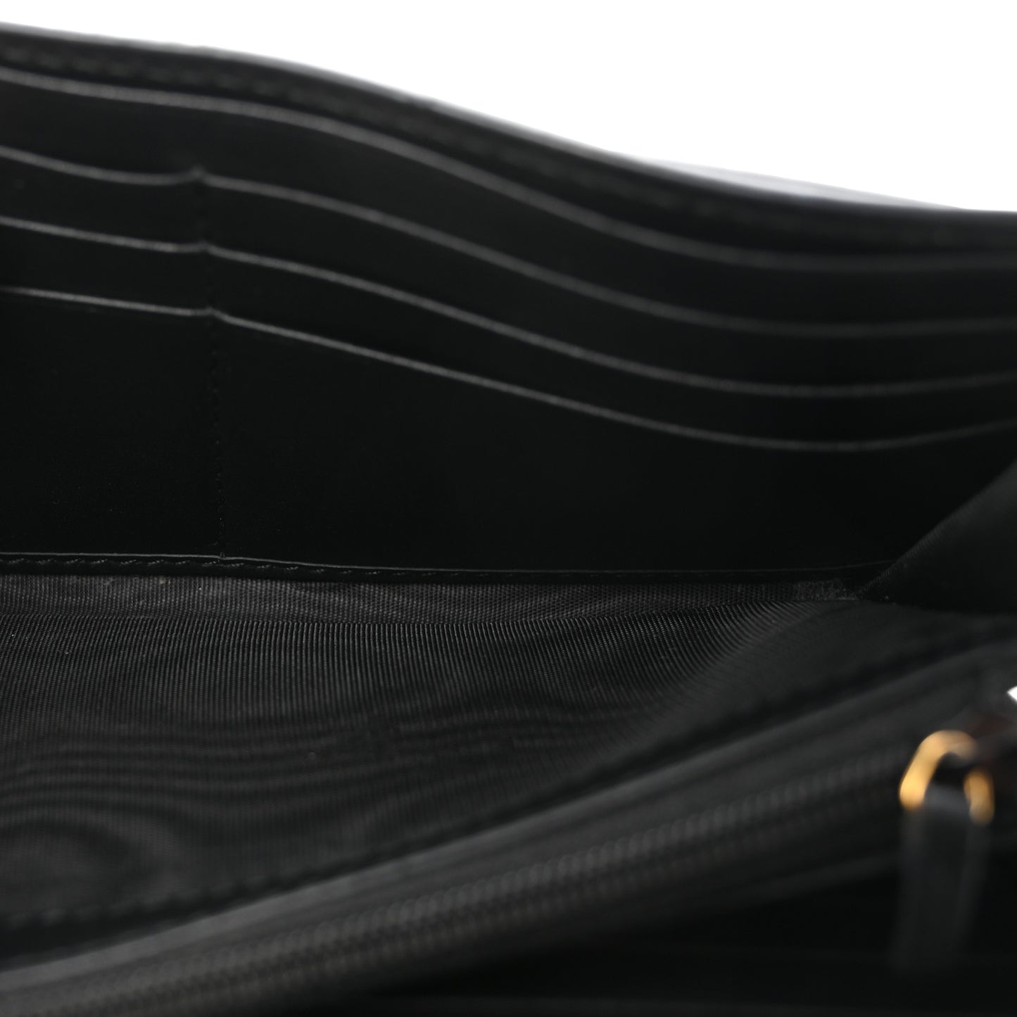 Calfskin Sylvie Continental Wallet Black