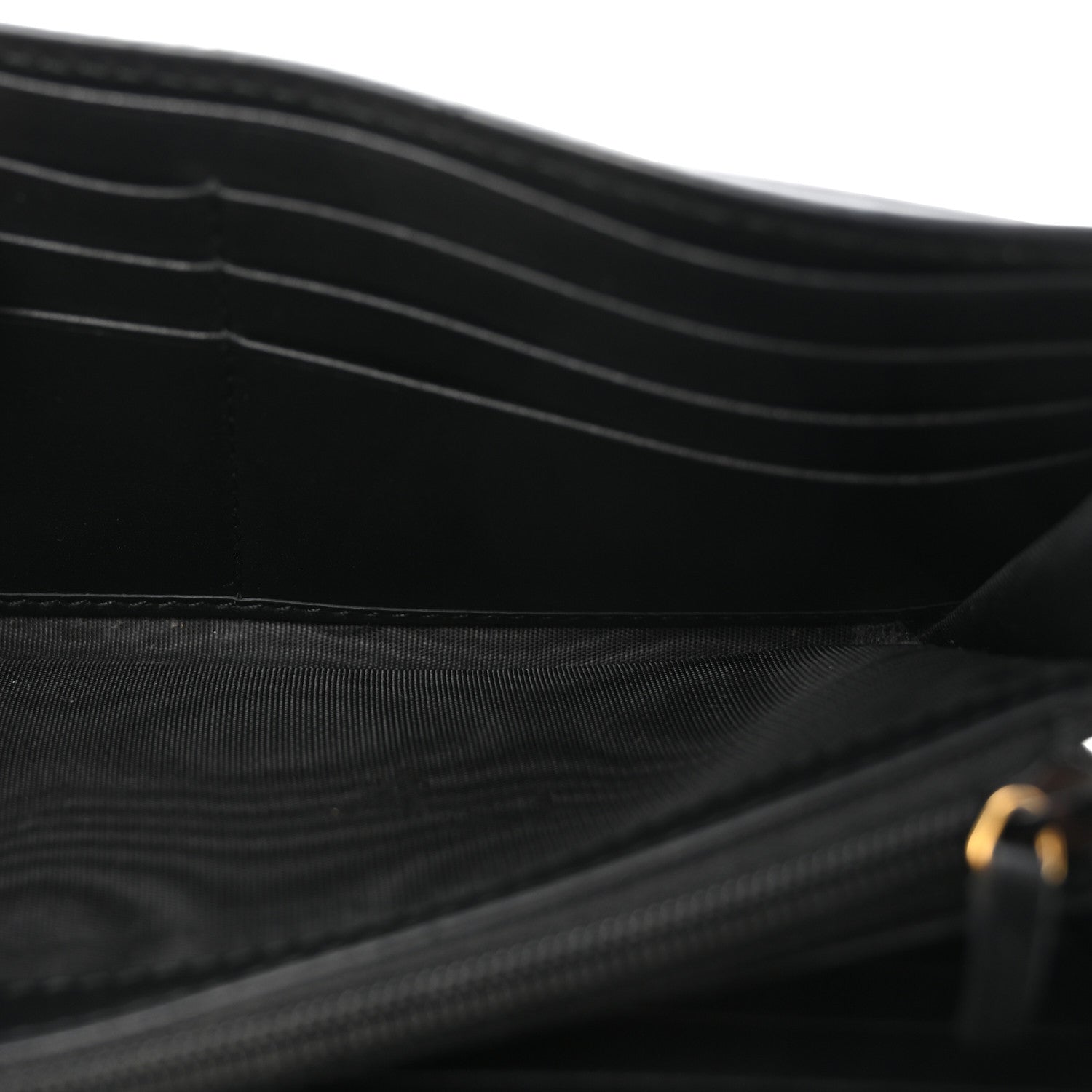 Gucci Calfskin Sylvie Continental Wallet Black 5 of 7