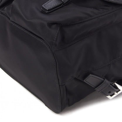 Prada Tessuto Nylon Saffiano Small Backpack Black 4 of 8