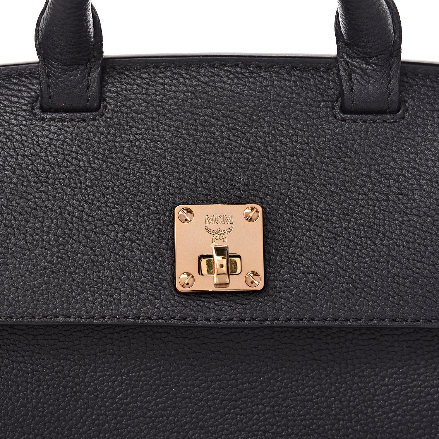 MCM Grained Calfskin Small Milla Crossbody Black 12 of 12