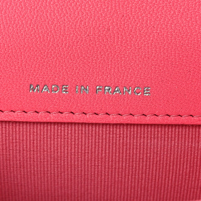 Chanel Lambskin Quilted Flap Card Holder Wallet Pink 8 of 12