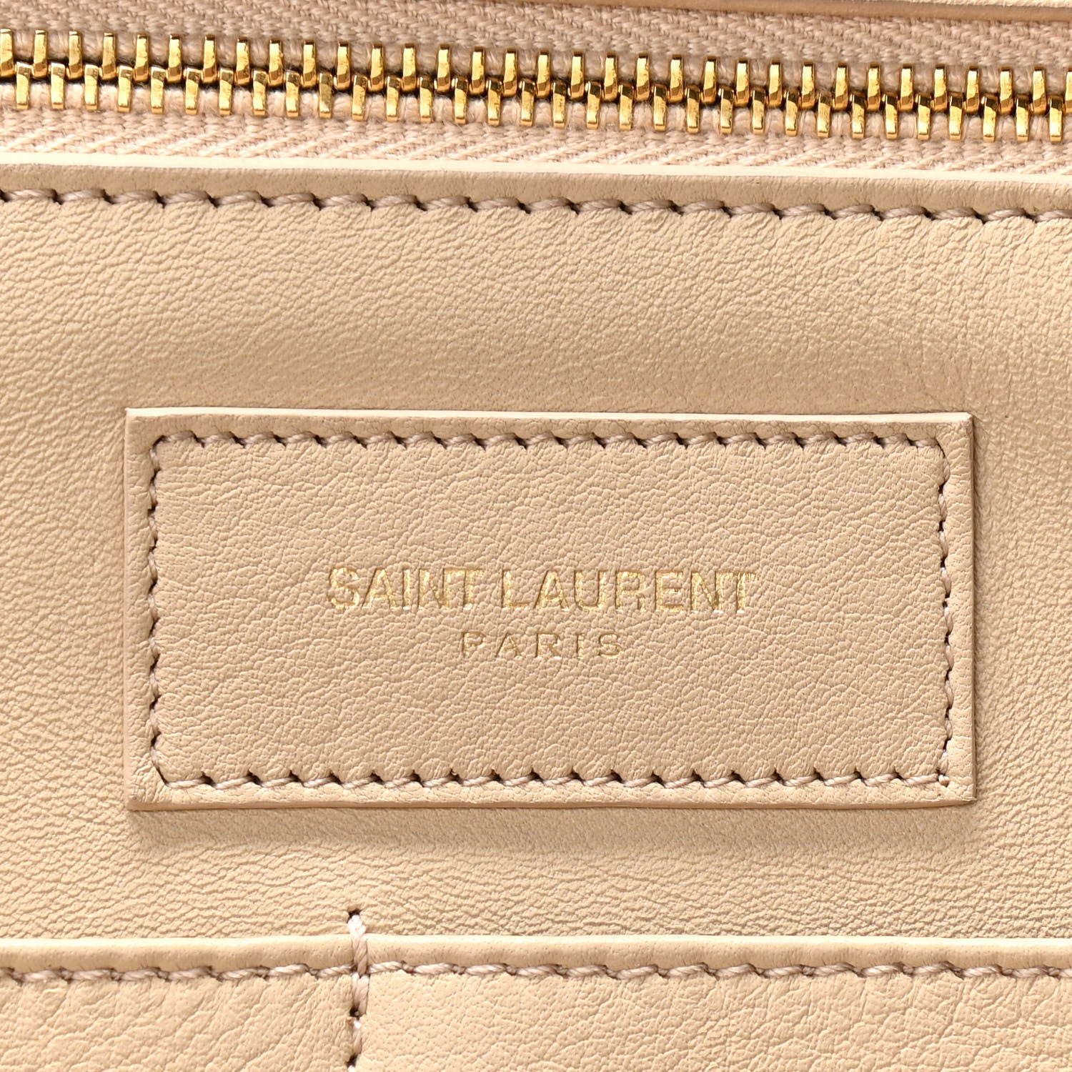 Saint Laurent Calfskin Medium Classic Y Cabas Beige 6 of 10