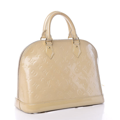 Louis Vuitton Vernis Alma PM Blanc Corail 3 of 18