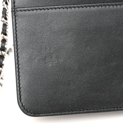 Chanel Caviar Quilted Vintage Mademoiselle Wallet On Chain WOC Black 12 of 14