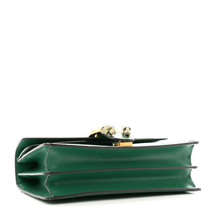 Gucci Azalea Calfskin Enamel Small Dionysus Shoulder Bag New Shamarock Emerald Off White 4 of 13