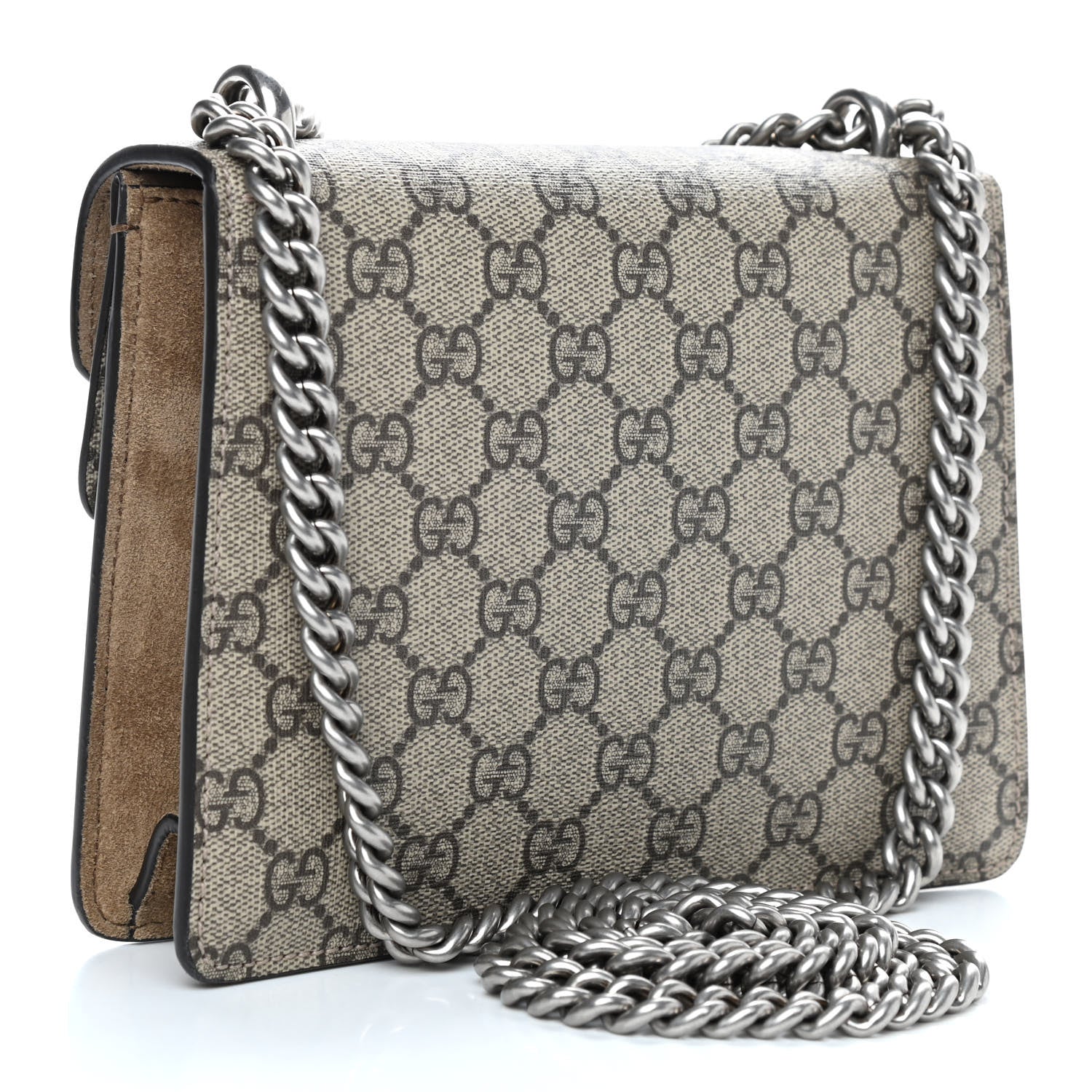 Gucci GG Supreme Monogram Mini Dionysus Shoulder Bag Taupe 3 of 12