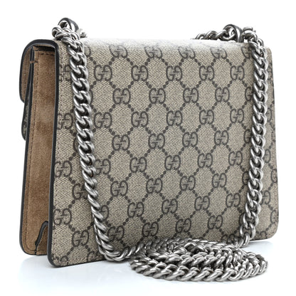 Gucci GG Supreme Monogram Mini Dionysus Shoulder Bag Taupe 3 of 12
