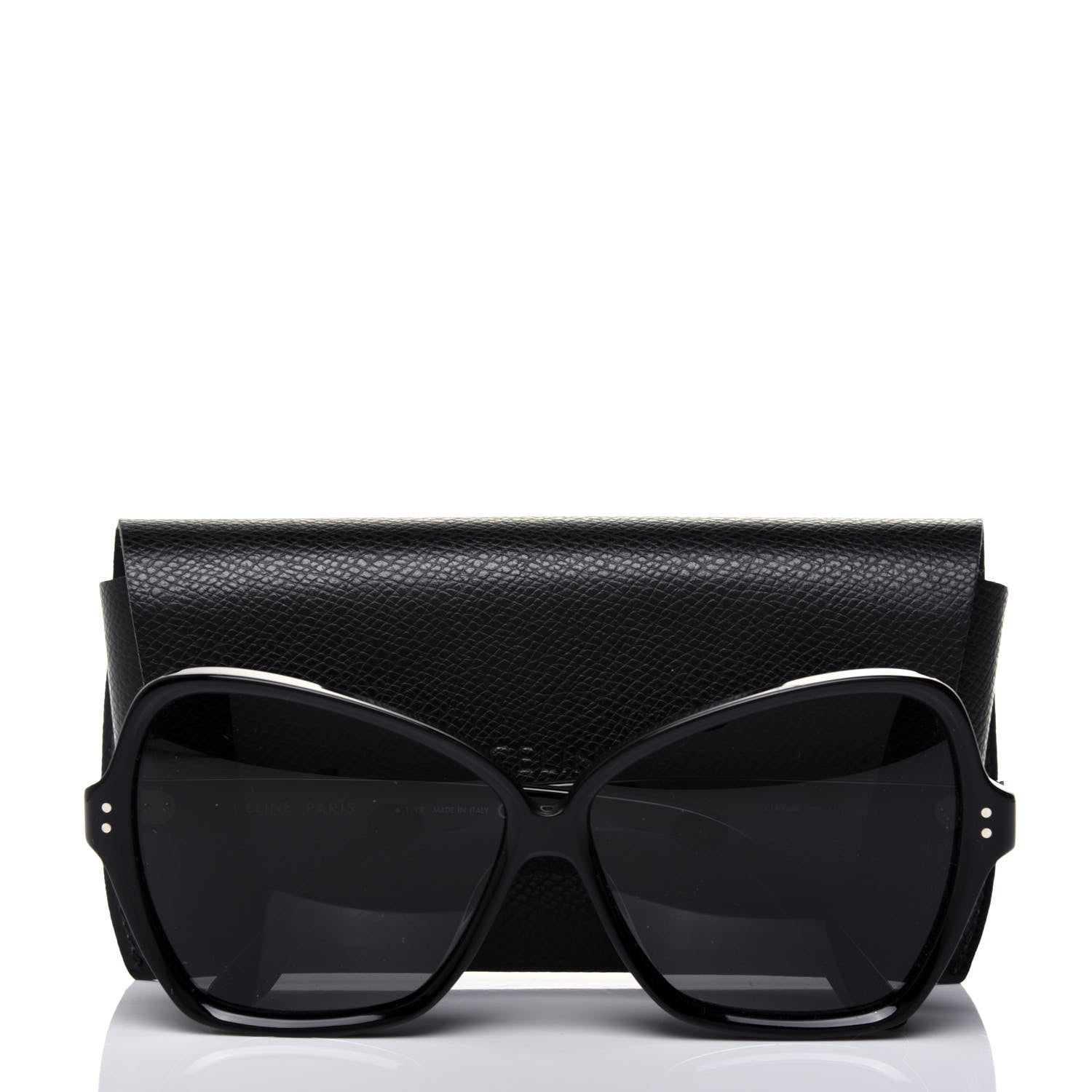 Celine Acetate Butterfly Sunglasses CL40064I Black 7 of 7
