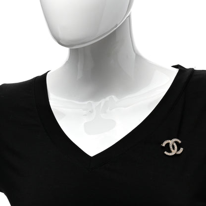 Chanel Pearl CC Mini Brooch Gold 2 of 4