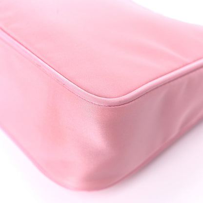 Prada Tessuto Nylon Saffiano Mini Re-Edition 2000 Bag Rosa 9 of 13