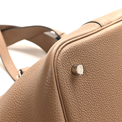 Hermes Taurillon Maurice Picotin Lock 22 MM Beige De Weimar 11 of 12