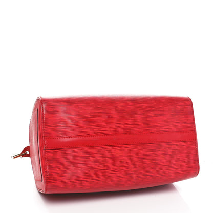 Louis Vuitton Epi Speedy 30 Castillan Red 4 of 11