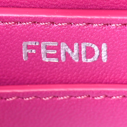 Fendi Shiny Nappa Petite Peekaboo I SEE U Satchel Magenta 6 of 9
