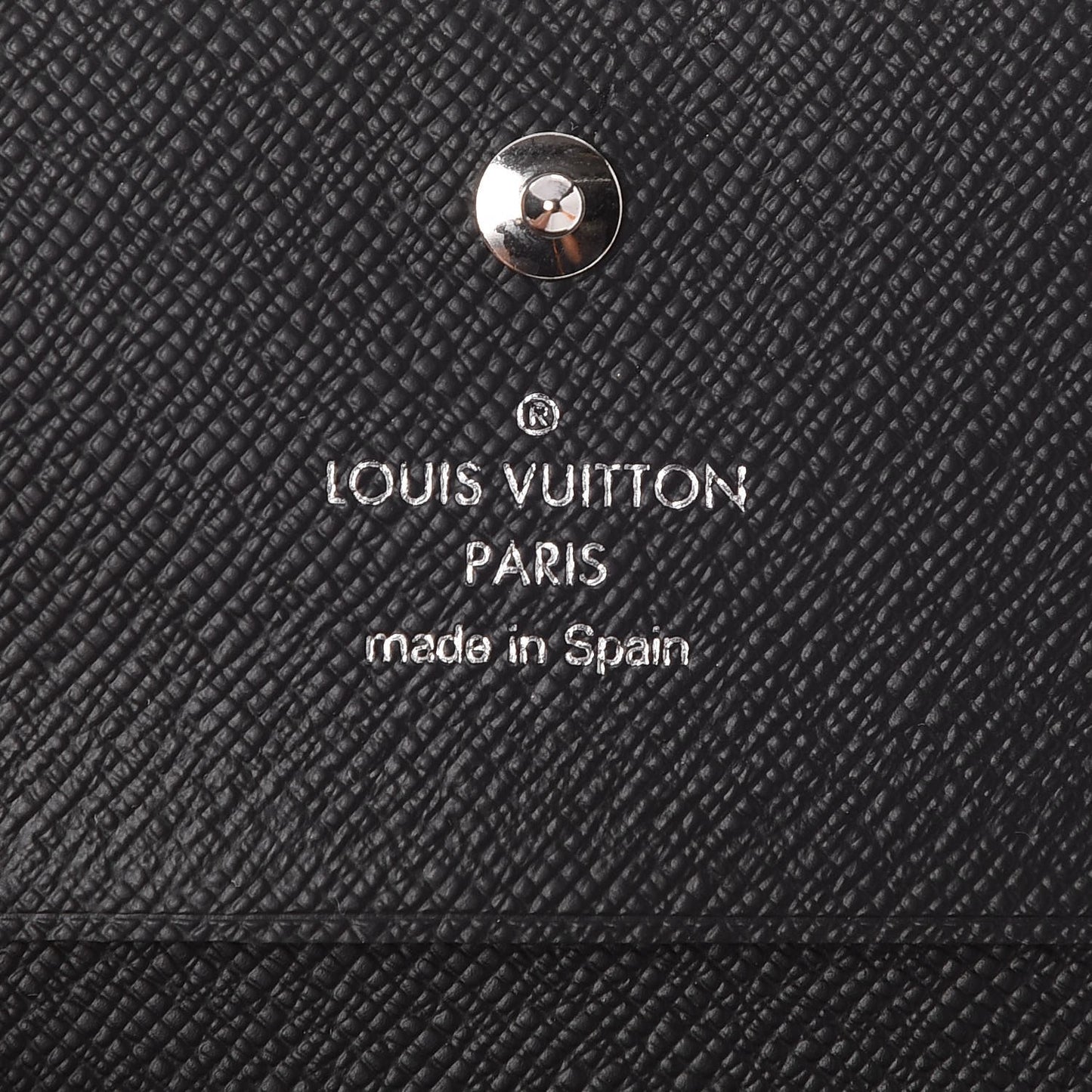 Damier Graphite Enveloppe Carte De Visite