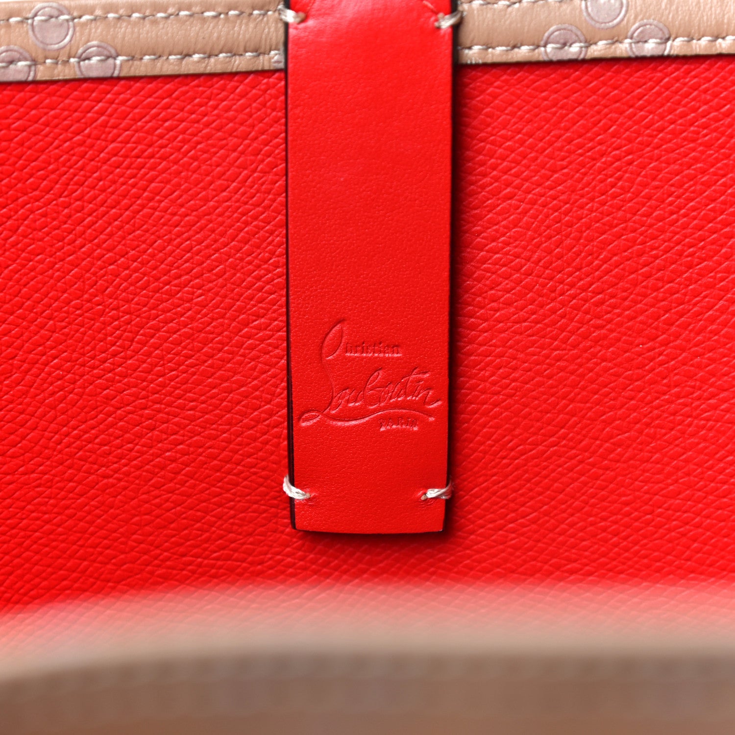 Christian Louboutin Calfskin Patent Degrade Loubinthesky East West Cabata Tote Nude 7 of 12