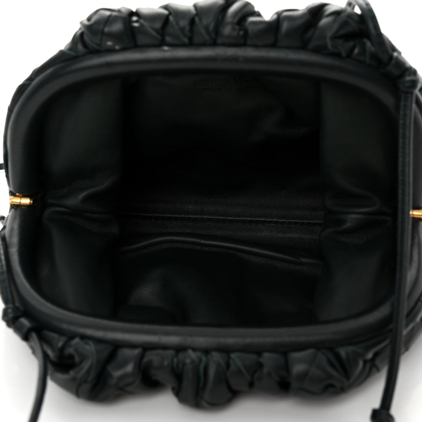 Nappa Intrecciato The Mini Pouch Bottle Green