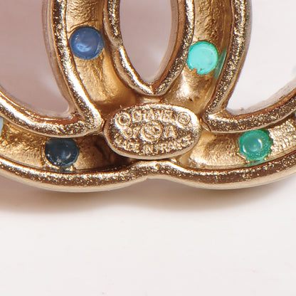 Chanel Multicolor CC Earrings Gold 6 of 7