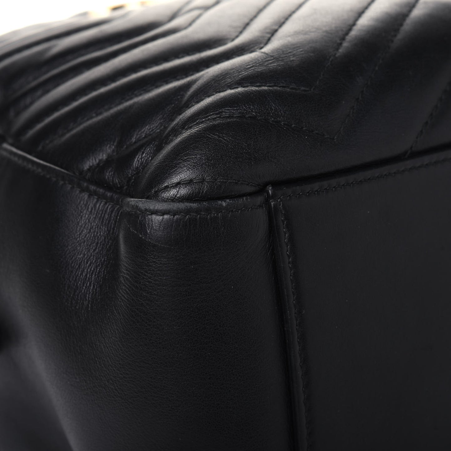 Calfskin Matelasse GG Marmont Dome Backpack Black