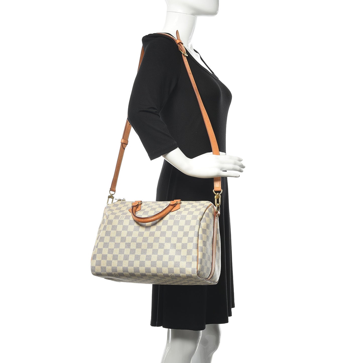 Damier Azur Speedy Bandouliere 30
