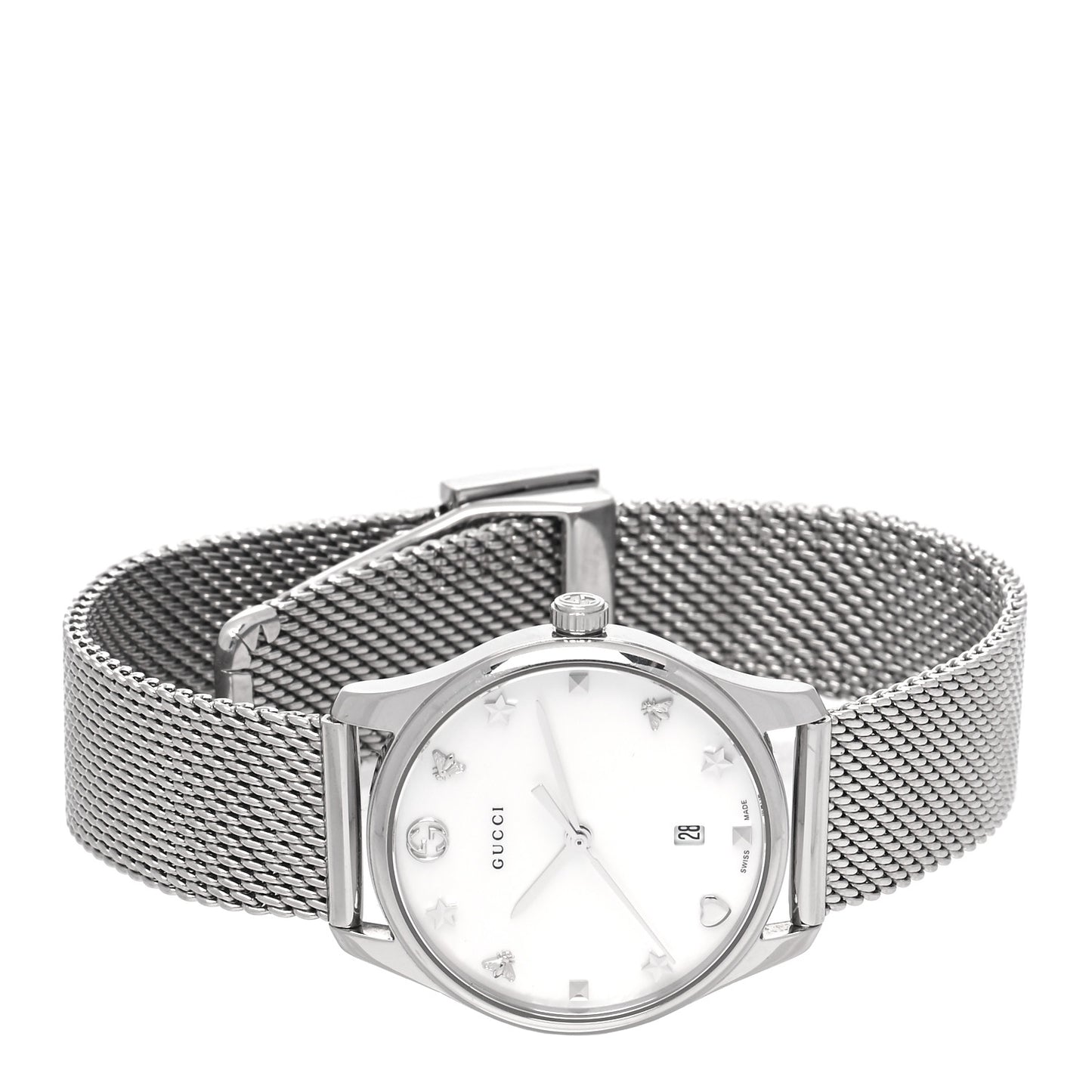 Stainless Steel Mother of Pearl 29mm G-Timeless Charm Quartz Watch