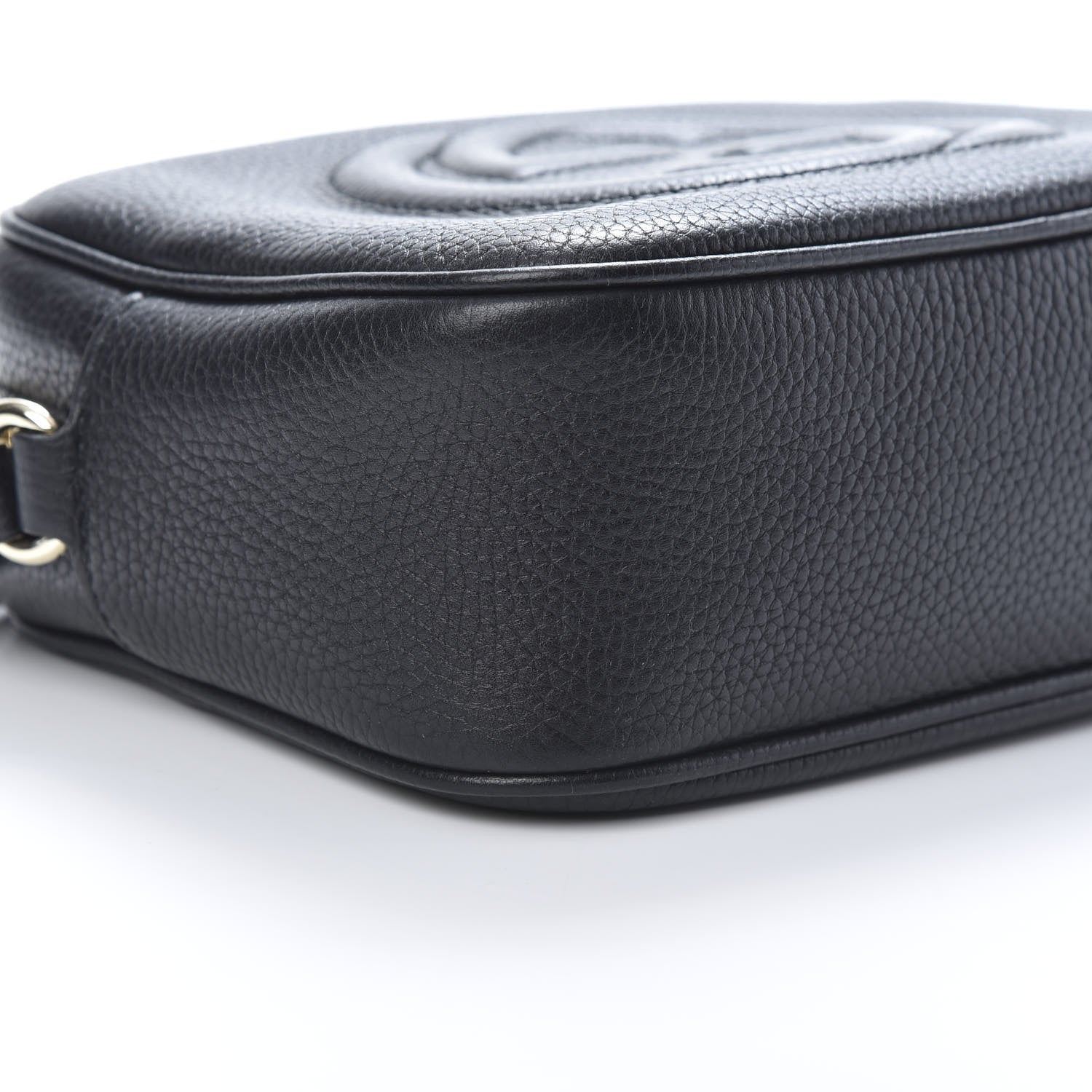 Gucci Pebbled Calfskin Small Soho Disco Bag Black 9 of 10