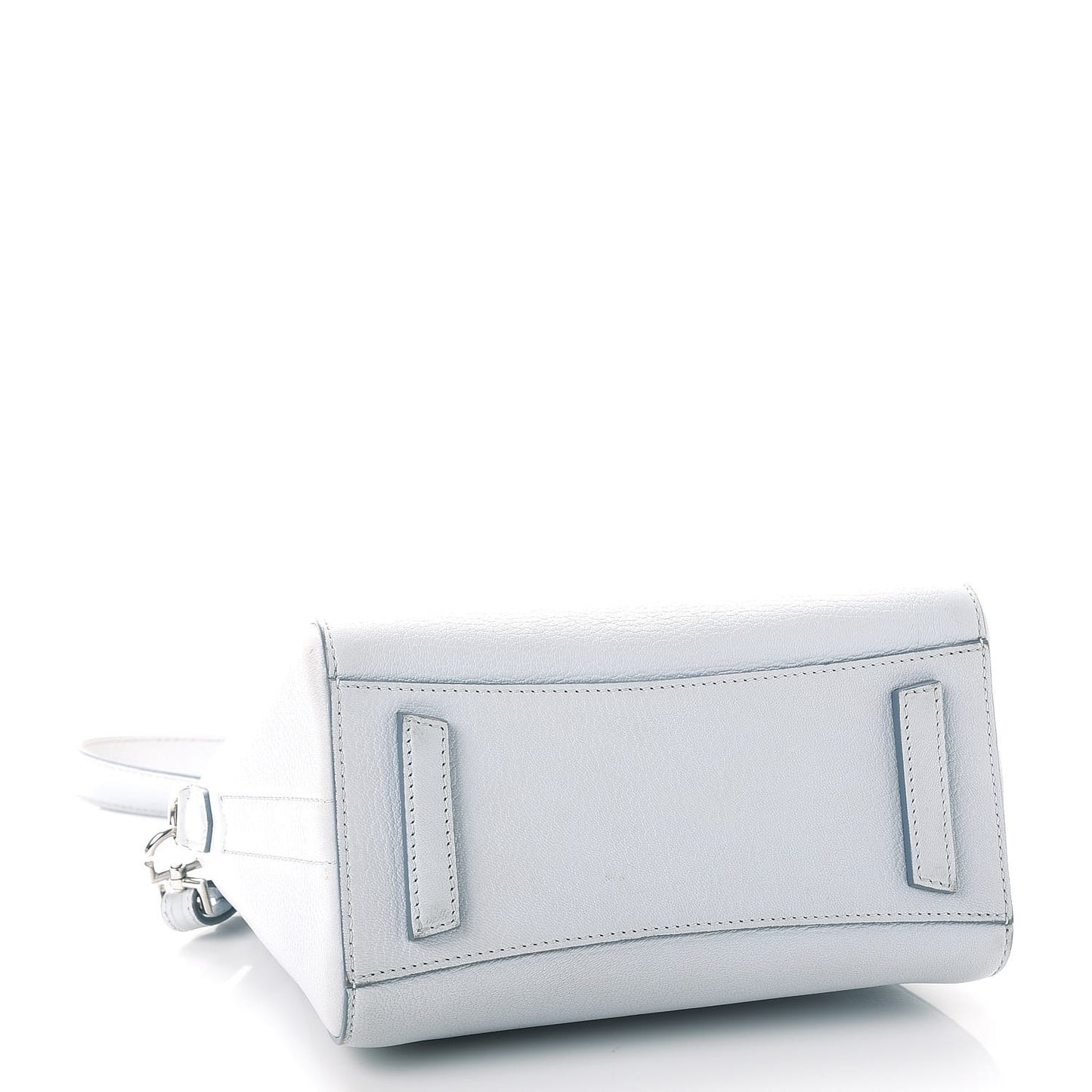 Sugar Goatskin Mini Antigona Light Blue