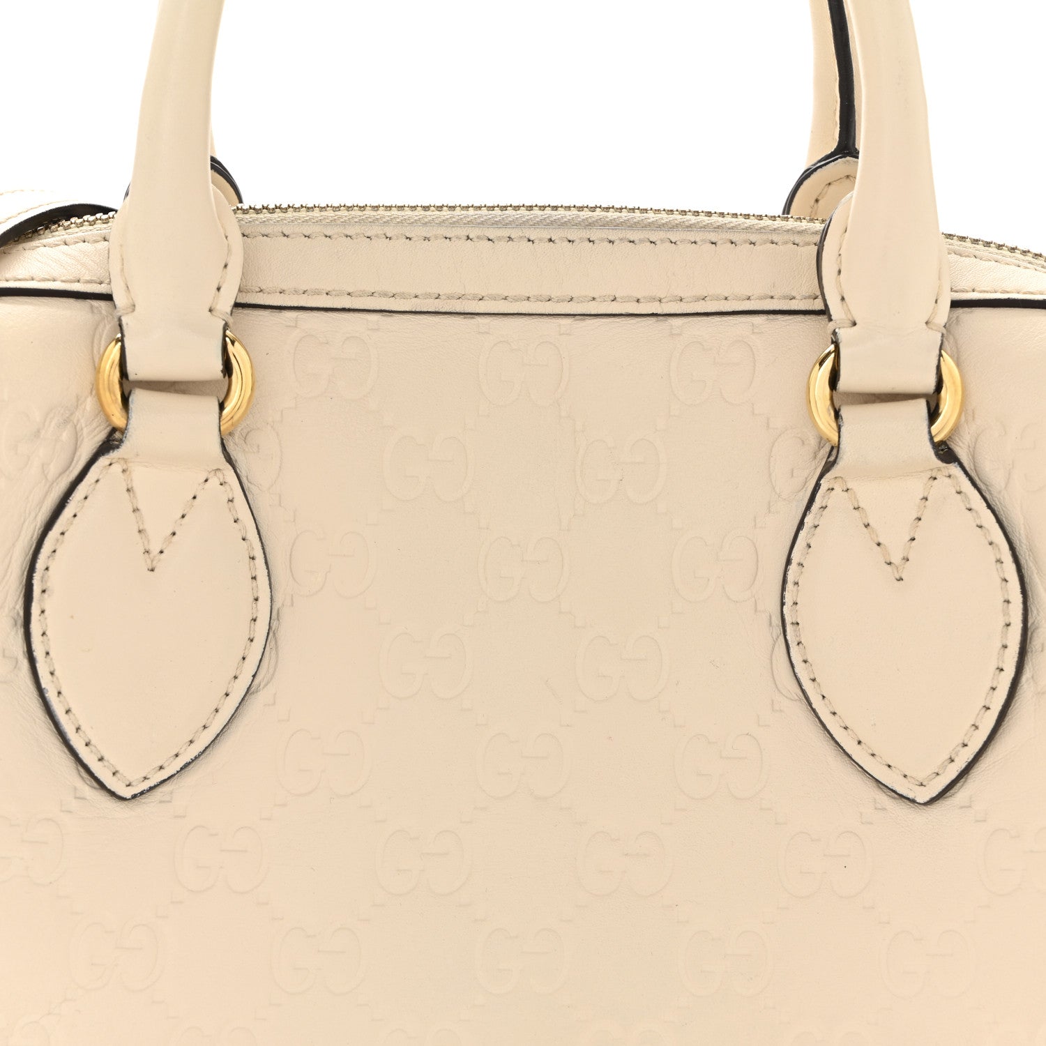 Gucci Guccissima Mini Joy Boston White 8 of 13