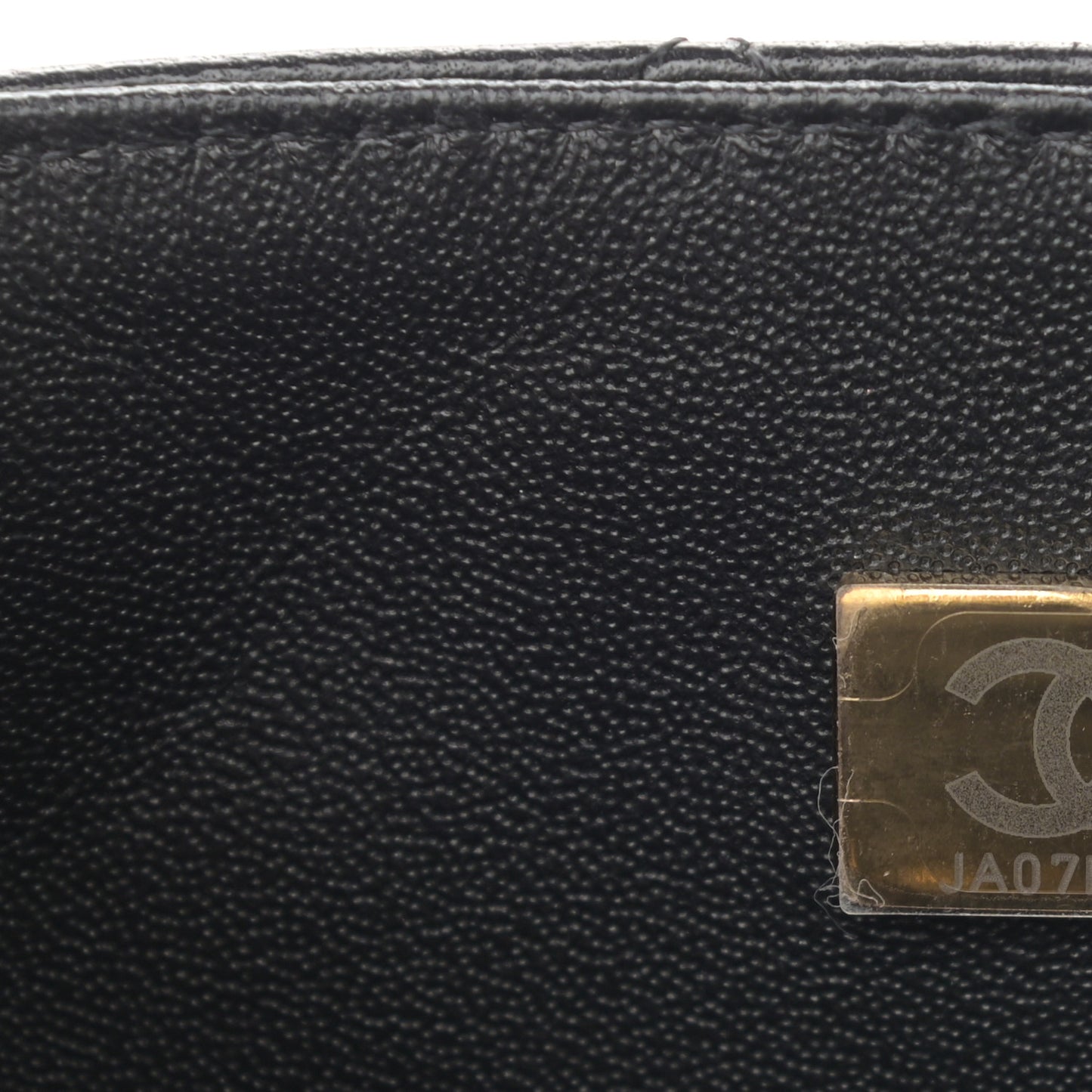 Lambskin Quilted Mini Rectangular Flap Black