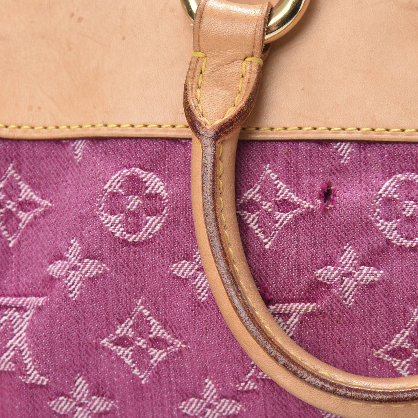 Monogram Denim Neo Speedy Fuchsia