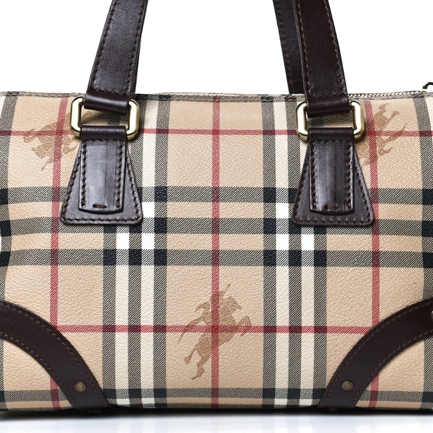 Haymarket Check Studded Bowler Brown