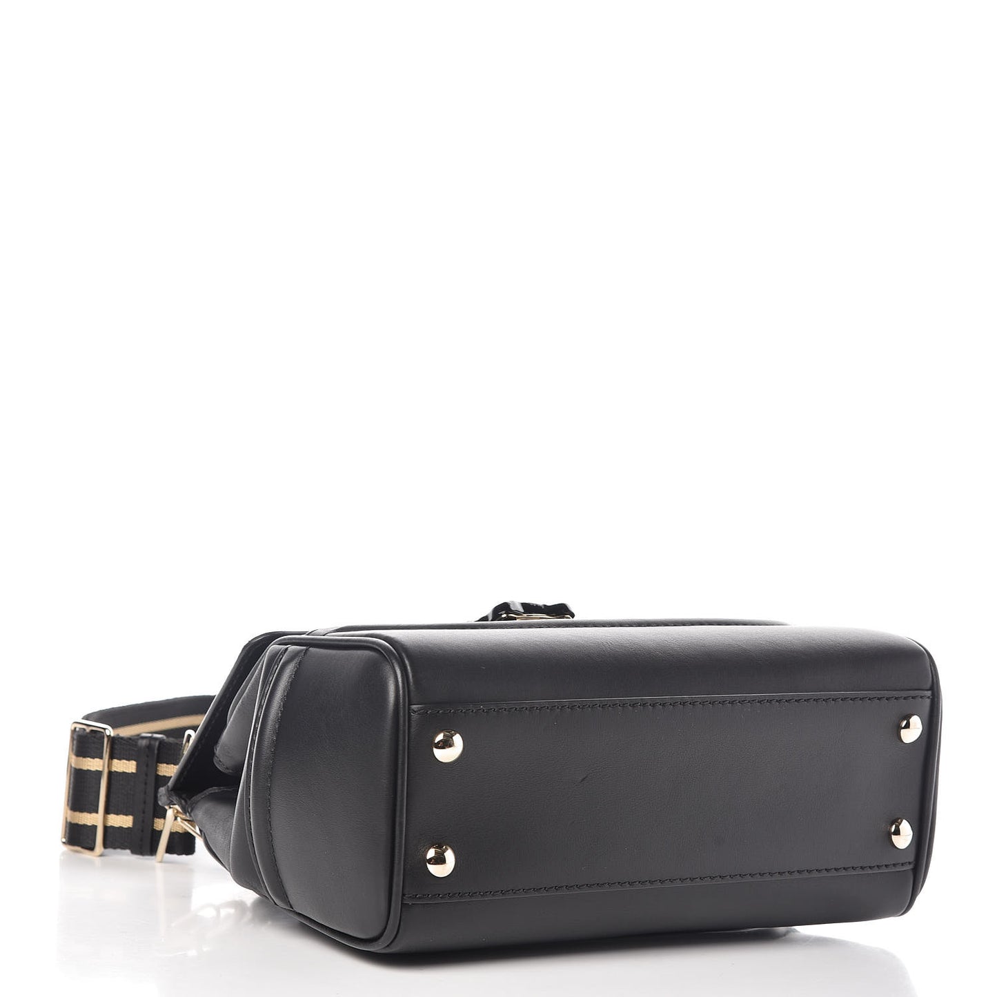 Calfskin Medium Palazzo Empire Bag Black