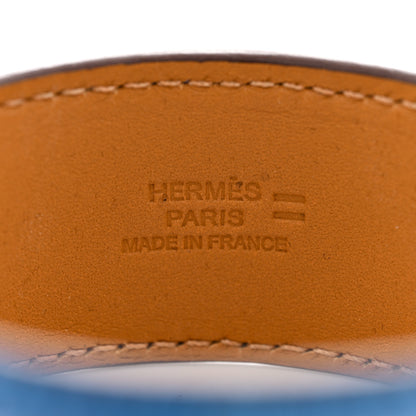 Hermes Lizard Small Astral Bracelet S Bleu Saphir 4 of 5