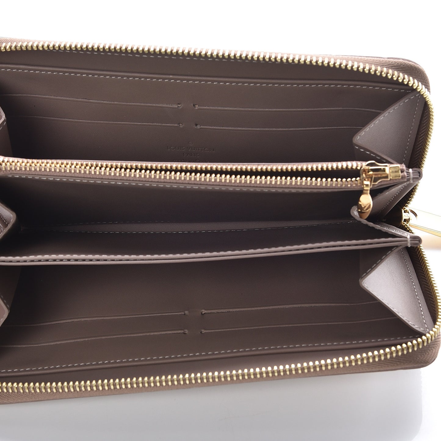 Vernis Zippy Wallet Beige Poudre
