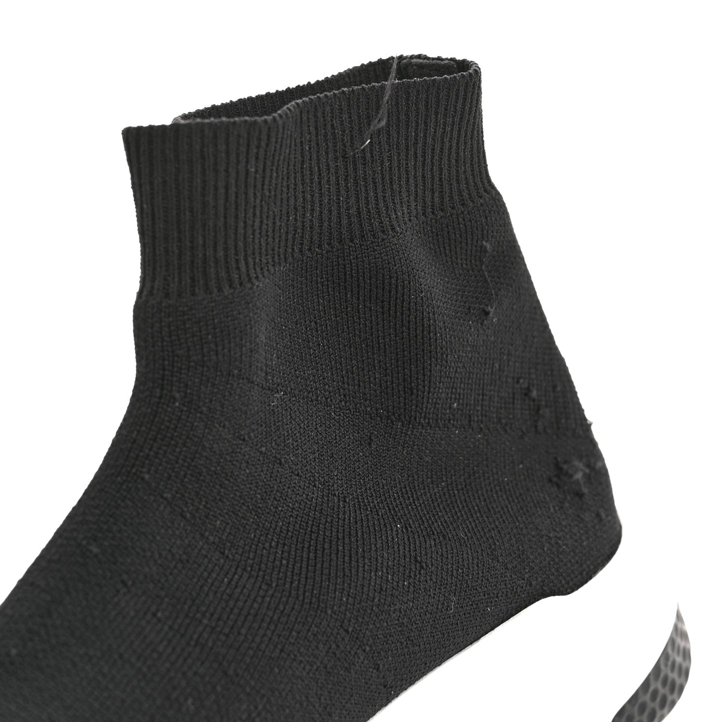 Neoprene Knit Womens Speed Graffiti Sneakers 38 Black White