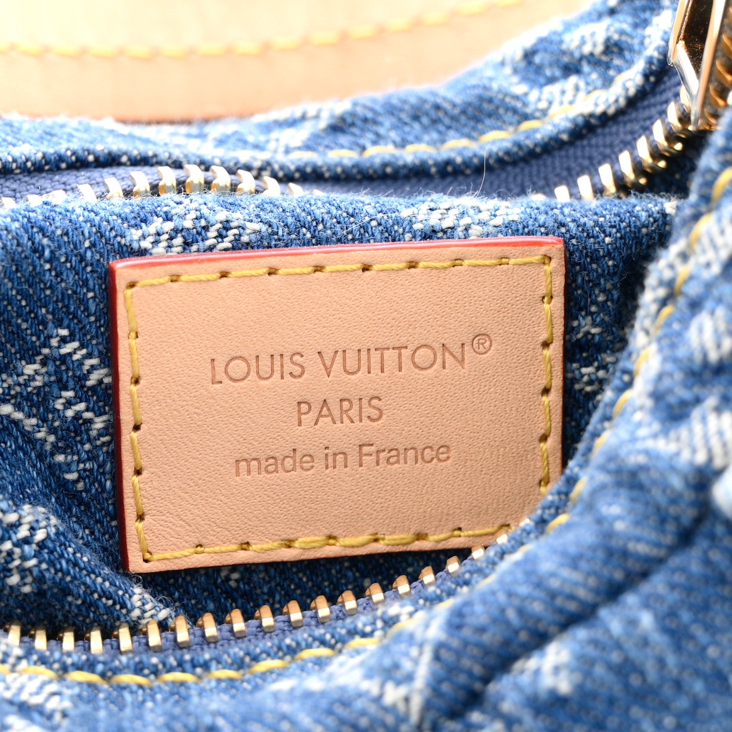 Louis Vuitton Monogram Denim Pochette Valley Blue 6 of 10