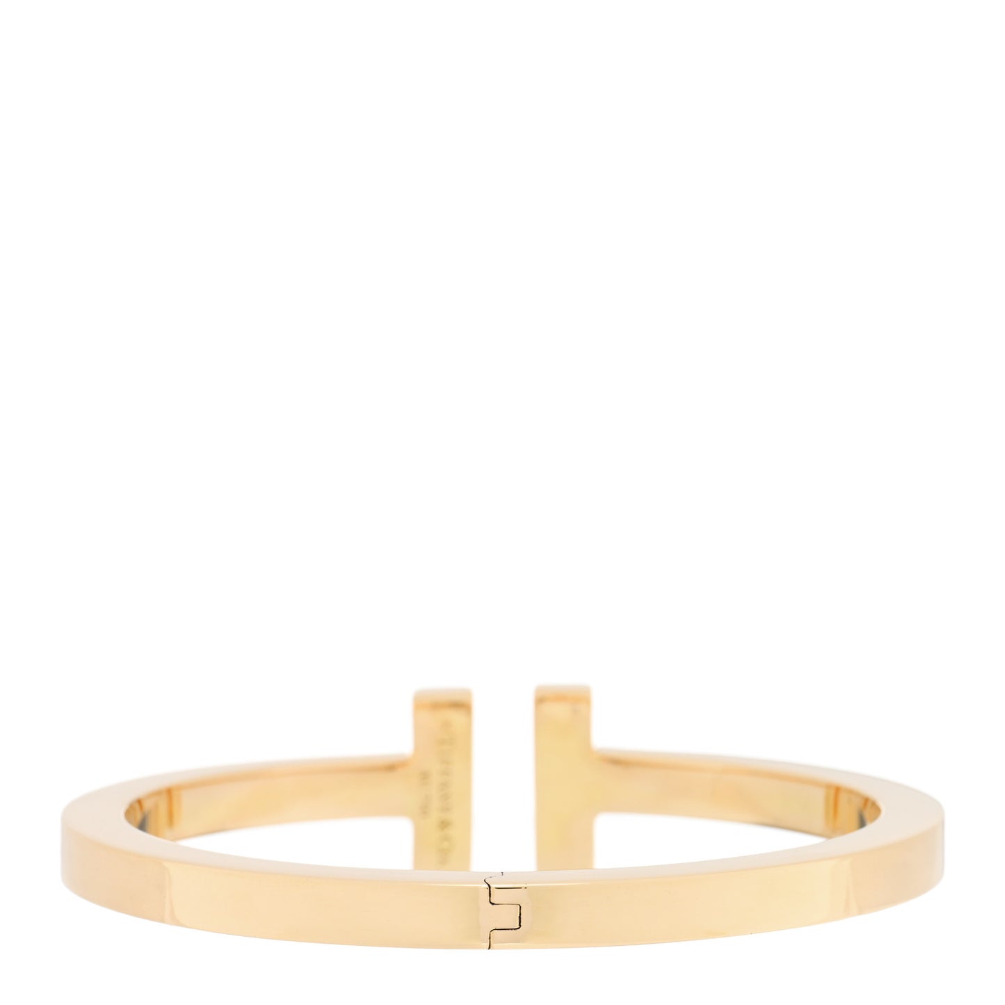 18K Rose Gold T Square Bracelet
