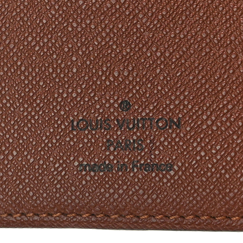 Louis Vuitton Monogram Porte Valeurs Checkbook Wallet 6 of 7