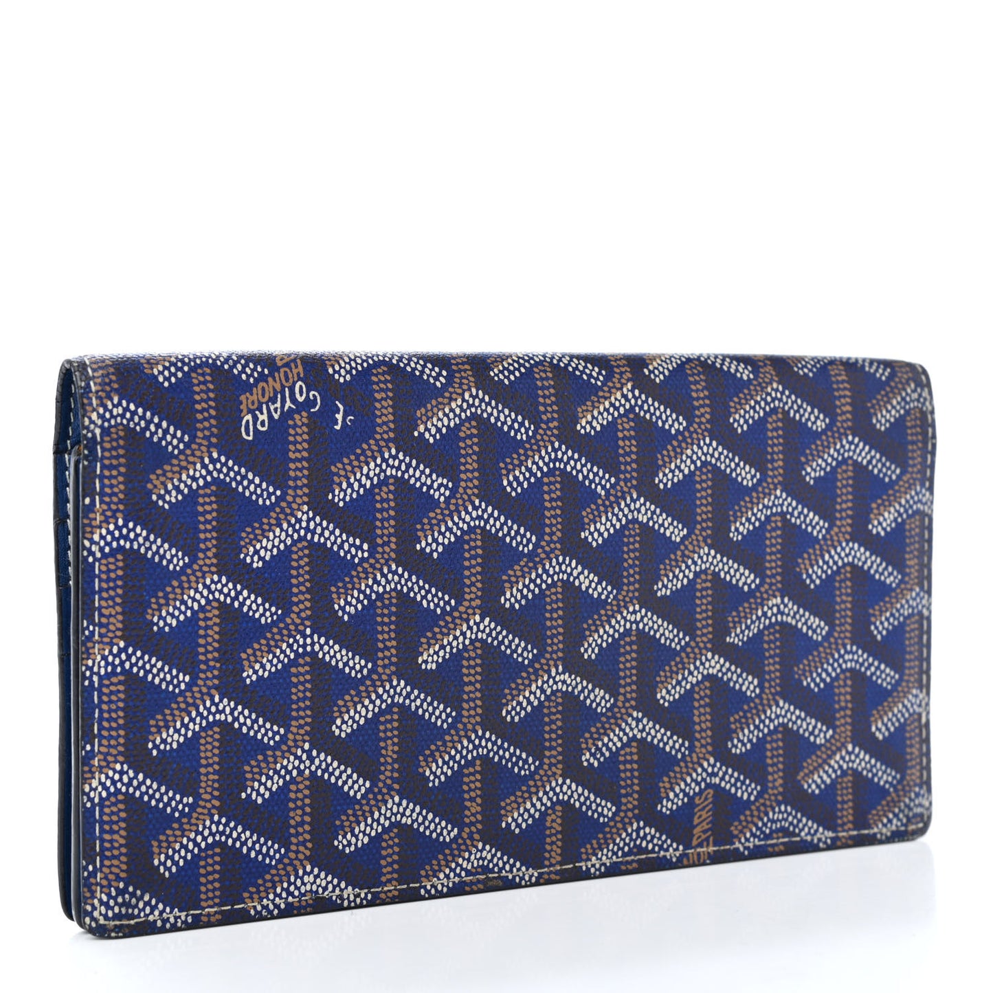 Goyardine Richelieu Wallet Navy