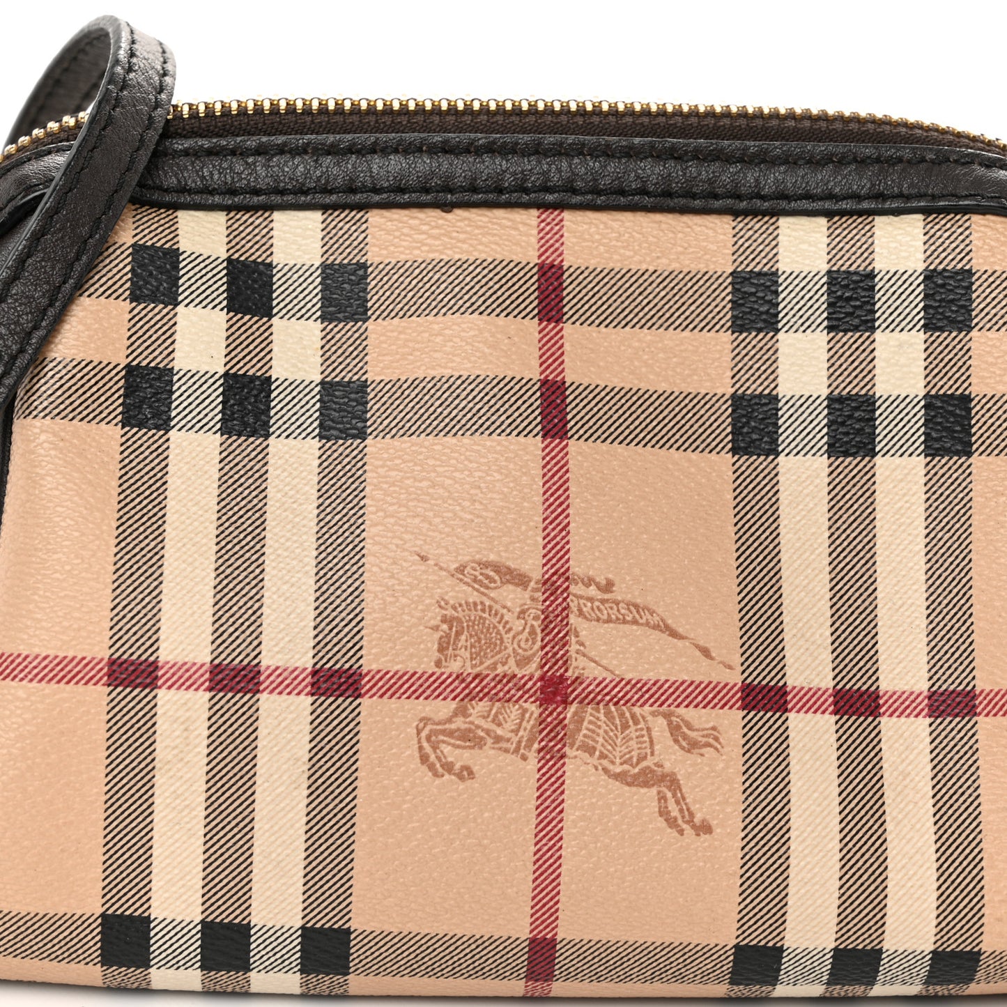 Haymarket Check Mini Blaze Crossbody Bag Chocolate