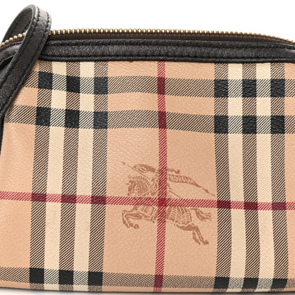 Burberry Haymarket Check Mini Blaze Crossbody Bag Chocolate 9 of 12