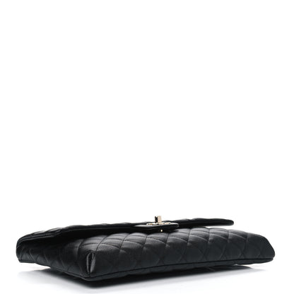 Chanel Caviar Quilted Flap Clutch Black 3 of 4