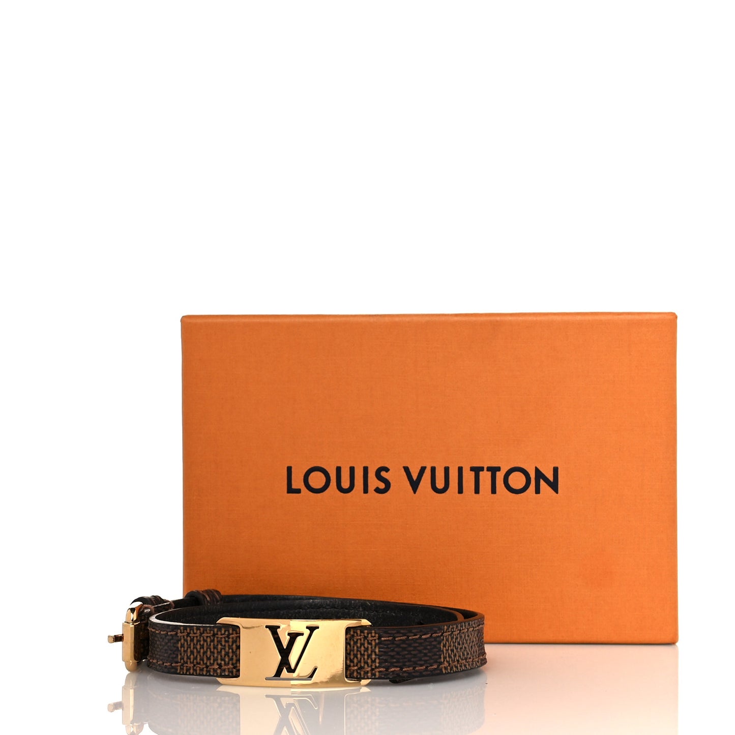 Damier Ebene Sign It Bracelet