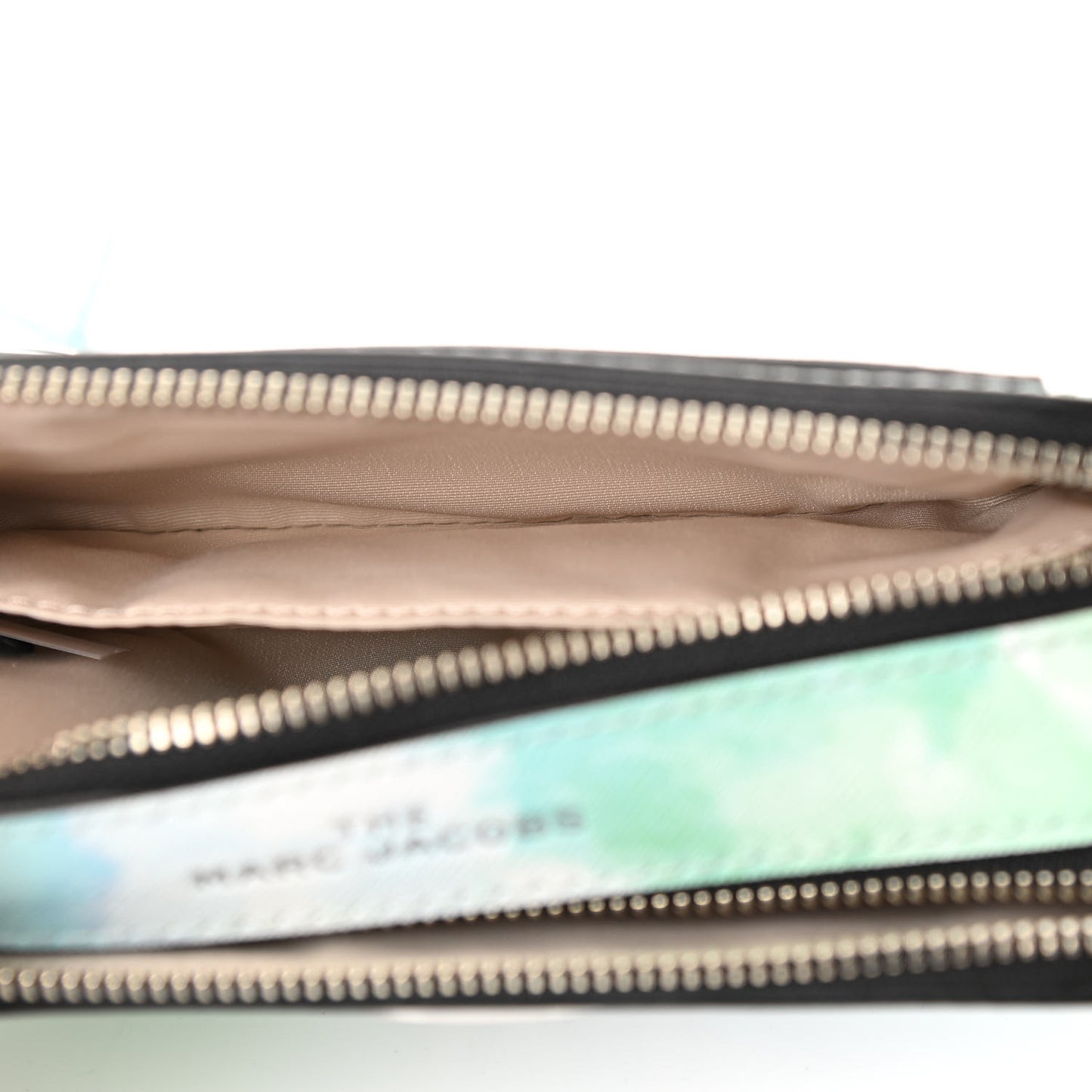 Saffiano Tie Dye Small Snapshot Camera Bag Blue Multicolor