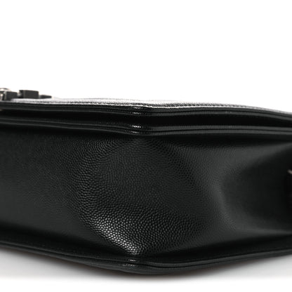 Chanel Caviar Quilted New Medium Boy Flap Black 10 of 12