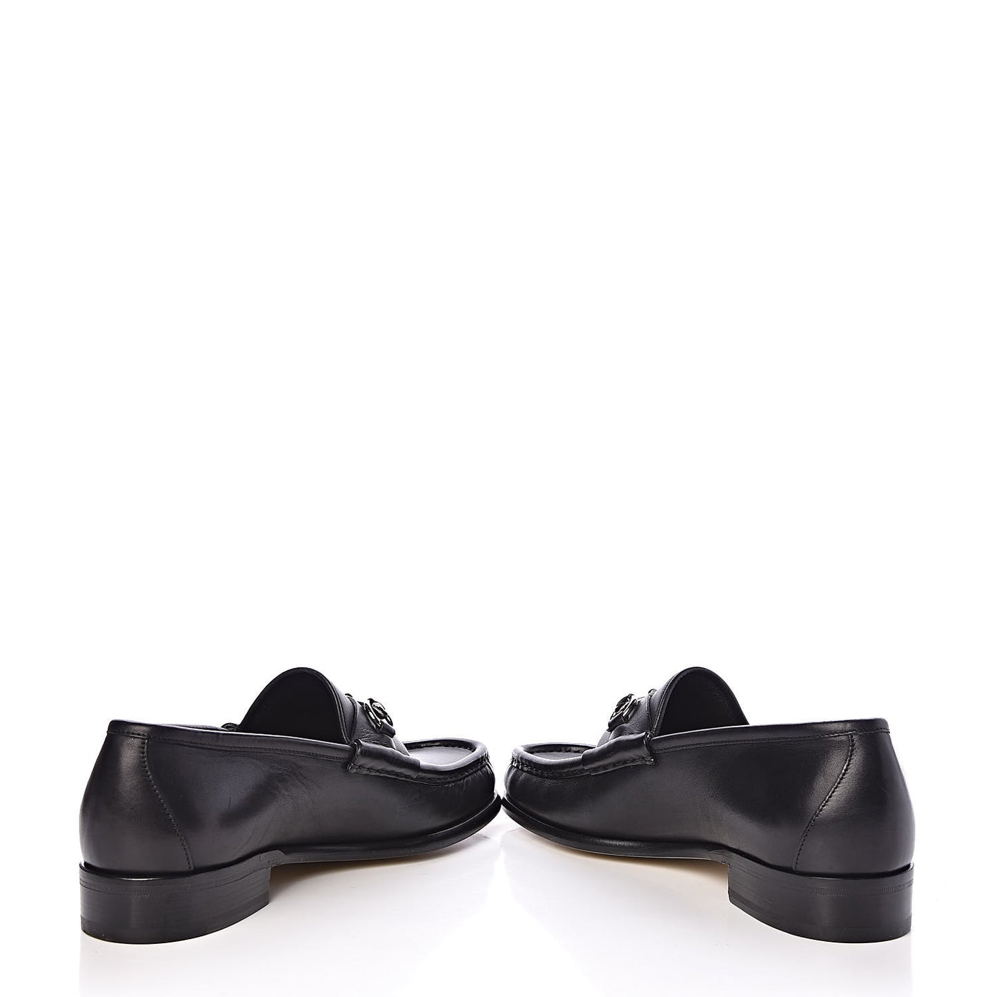 Calfskin Mens 1953 Horsebit Loafers 7.5 Black