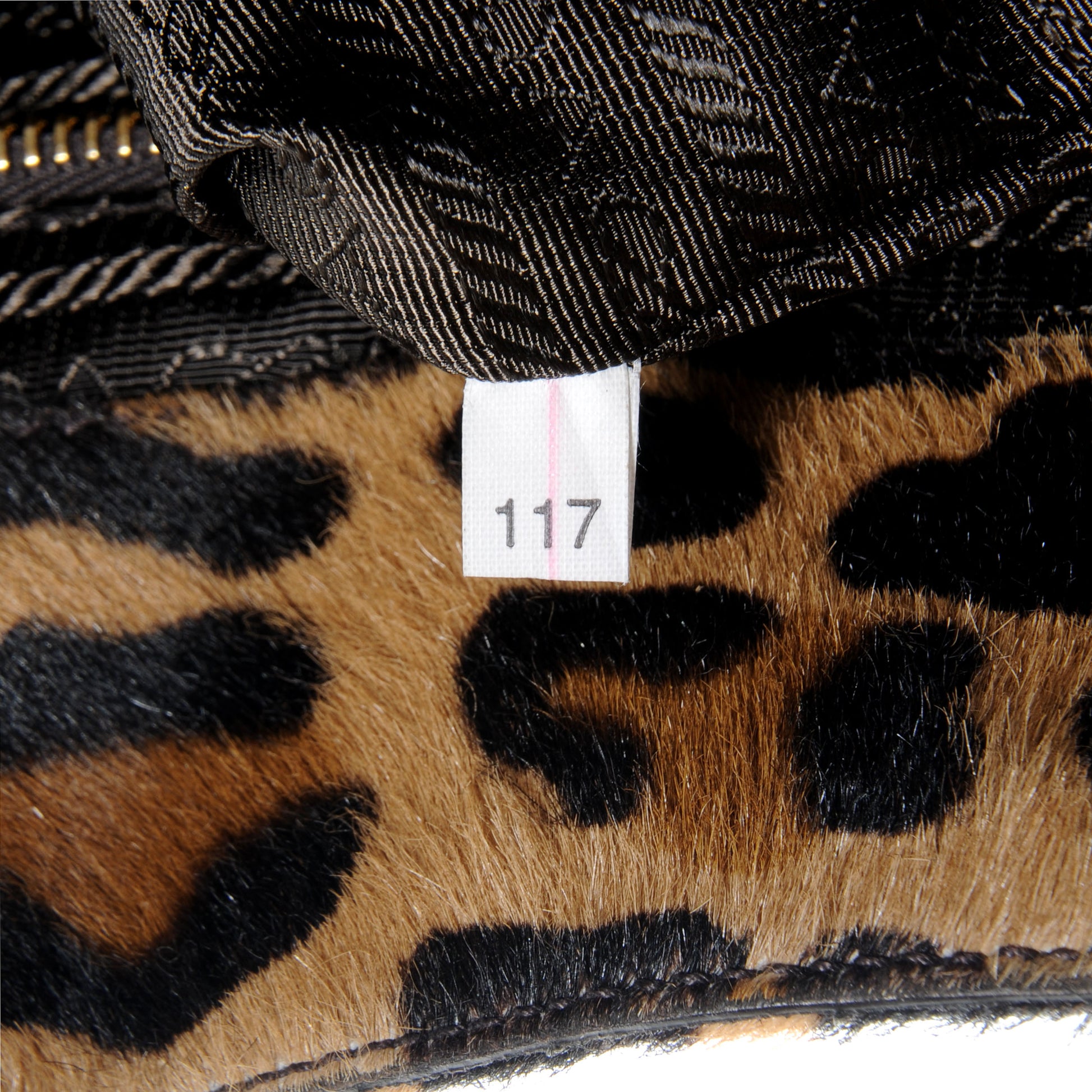 Prada Calf Hair Leopard Print Shopping Tote Sabbia Moro 10 of 12