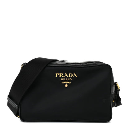 Prada Tessuto Nylon Soft Calf Camera Bag Black 1 of 14