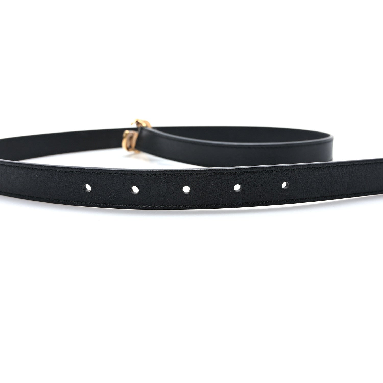 Gucci Calfskin Double G 20mm Belt 85 34 Black 4 of 4